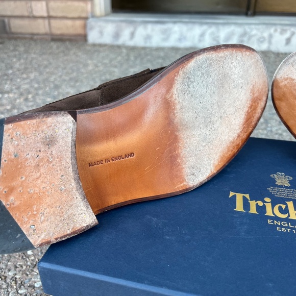 Trickers James Penny Loafer - Chocolate Suede UK 11 - Picture 6 of 10